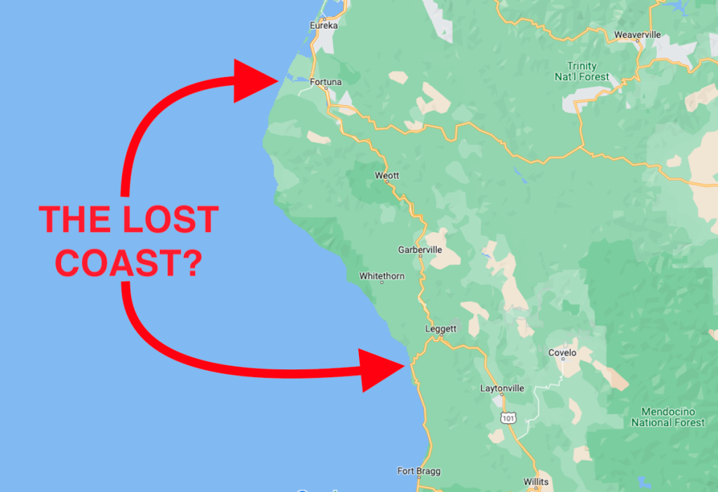 This is my definition of the Lost Coast